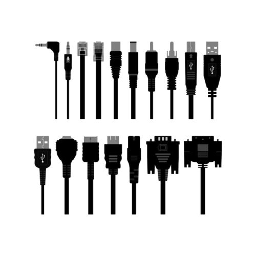 Cables (DisplayPort/DVI/HDMI/USB/UTP/VGA)