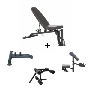 Inspire incline/decline Bench incl Leg extension and Preacher curl