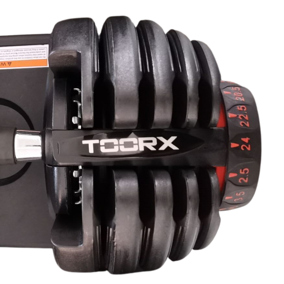 Toorx Fitness MCR-24 Adjustable Dumbbell 2.5 to 24 kg - Image 3